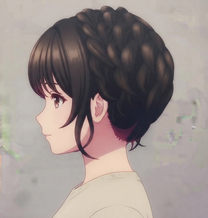 Female · Braided Crown · Left Side